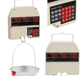 Led Pakabinamos Svarstyklės 30 Kg / 0,005 Kg