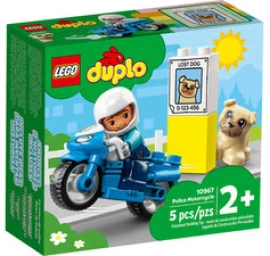 Lego 10967 Duplo Miestelis - Policijos Motociklas