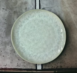 Lėkštė JAZZ | blizgi | balta | keramika | Ø20CM (69997)