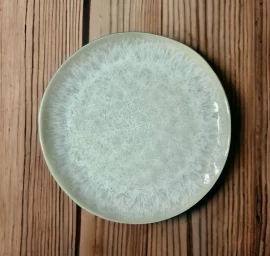 Lėkštė JAZZ | blizgi | balta | keramika | Ø28CM (69996)