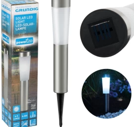 Lempa Solara 2 Led H 56cm Inox Grundig