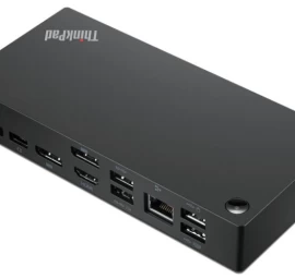 Lenovo ThinkPad Universal USB-C Dock (40AY0090EU) Jungčių stotelė, Juoda