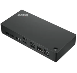 Lenovo ThinkPad Universal USB-C Dock 40AY0135EU Jungčių stotelė, Juoda