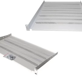 Lentyna 19&amp;quot; 1u G/350 Pilka (ral 7035) Su Atrama