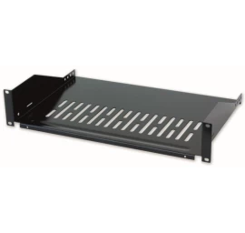 Lentyna 2u 400 Mm Spinta 19, 2 Tvirtinimo Taškai, Perforuota Juoda