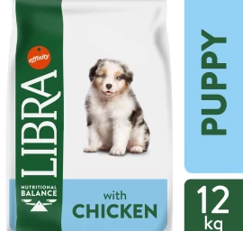 LIBRA DOG PUPPY CHICKEN šuniukams su vištiena 10kg (3), 964579