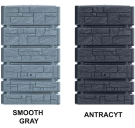 Lietaus Vandens Rezervuaras Bokšto Akmuo 500l Antracitas