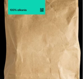 Lietuviška stambios frakcijos alksnio anglis, 10 kg ekologiškoje pakuotėje