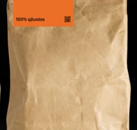 Lietuviška stambios frakcijos ąžuolo anglis, 10 kg ekologiškoje pakuotėje