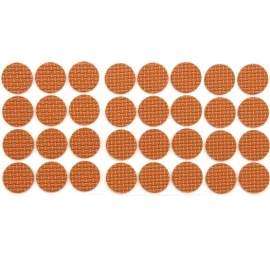 Lipnūs padukai baldams rudi 18mm/32vnt. (74881)