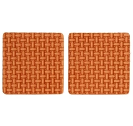 Lipnūs padukai baldams rudi 85x85mm 2vnt. (74894)