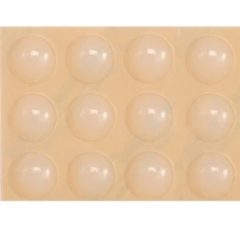 Lipnūs padukai baldams silikoniniai skaidrūs 13mm 12vnt. (74912)