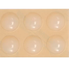 Lipnūs padukai baldams silikoniniai skaidrūs 19mm 6vnt. (74914)