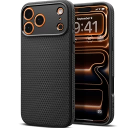 liquid Air Apsauginis Dėklas iphone 17 Pro - Matinės Juodos Spalvos