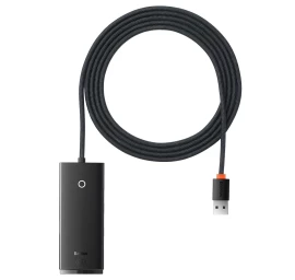 lite Serijos 4 Prievadų Usb-a į 4xusb-a 3.0 šakotuvą 2 M Juodas