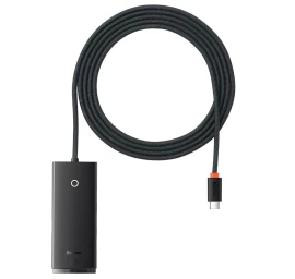 lite Serijos Adapteris Hub Usb-c 4x Usb 3.0 2 M Juodas