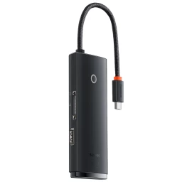 Lite Serijos Daugiafunkcinis Usb-c šakotuvas 2 X Usb 3.0 Usb-c Hdmi 1.4 Sd-tf Juodas