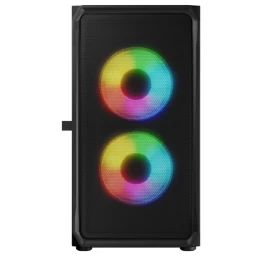 Logic Concept Portos Argb Mini Black Korpusas