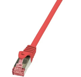 Logilink S/ftp Cat.6 0,5 M Raudonos Spalvos 0,5 Komutacinis Kabelis