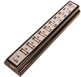 Logilink Usb 2.0 šakotuvas Su 10 Prievadų