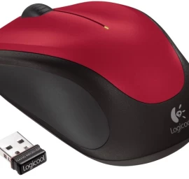 Logitech Belaidė Pelė M235 Raudona