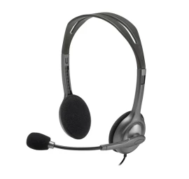 Logitech H111 Ausinės Su Mikrofonu Juodos Spalvos