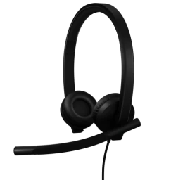 Logitech H570e Stereo MS Teams Laidinės ausinės USB-A, Juoda