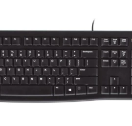 Logitech K120 Laidinė klaviatūra USB-A US Int, Juoda