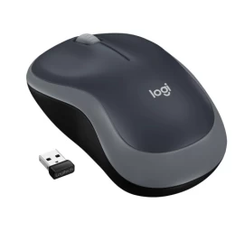 Logitech M185 Belaidė pelė, RF Wireless, 1000 DPI, Juoda/Pilka