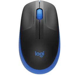 Logitech M190 Full-Size Belaidė pelė, RF Wireless, 1000 DPI, Mėlyna