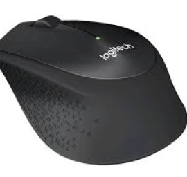 Logitech M330 Silent Plus Belaidė pelė, 1000 DPI, Juoda