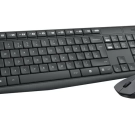 Logitech MK235 Combo Belaidė klaviatūra + pelė, US, Pilka
