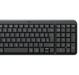 Logitech MK250 Compact Combo Belaidė klaviatūra + Pelė, Bluetooth, US Int, Graphite