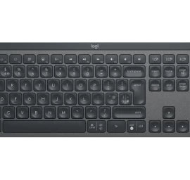 Logitech MX Keys for Business Belaidė klaviatūra RF Wireless+Bluetooth Illuminated, US Int, Graphite