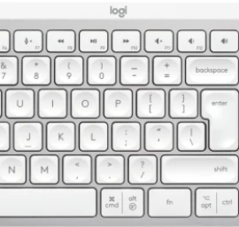 Logitech MX Keys S Belaidė klaviatūra, RF Wireless+Bluetooth, Illuminated, US Int, Pale Grey
