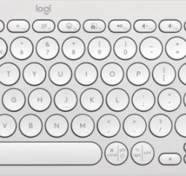 Logitech Pebble 2 Kombinuotųjų Klaviatūros Ir Pelės Komplektas (baltas Tonas) 920-012240