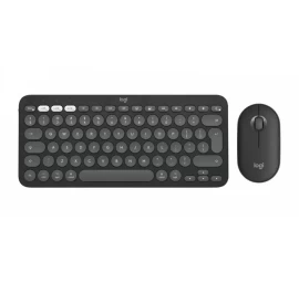 Logitech Pebble 2 Kombinuotųjų Klaviatūros Ir Pelės Komplektas (grafitinis Tonas) 920-012244