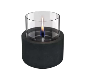 LOTUS 12 CONCRETE mini stalo židinys, juodas, naudojamas Tenderfuel skystis