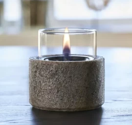 LOTUS 12 mini stalo židinys/žvakė, naudojamas Tenderfuel skystis