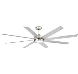 Lubų ventiliatorius Faro Century LED, su šviestuvu, pilkas