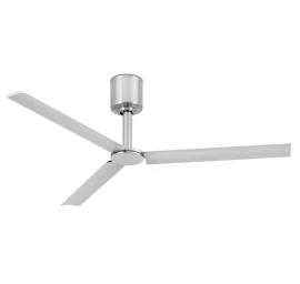 Lubų ventiliatorius Faro Tao, su DC varikliu, nikelio spalvos