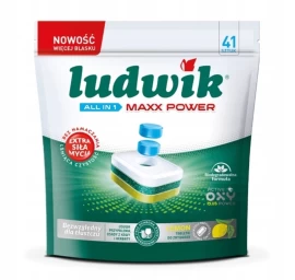 Ludwik All In 1 Maxx Power Indaplovės Tabletės, Mėtų Spalvos, 41 Vnt.