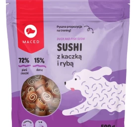 MACED Duck and Fish Sushi šunų skanėstai, 500g