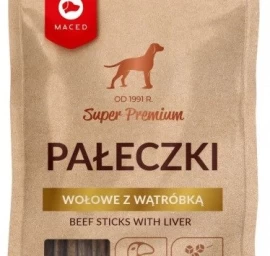 MACED jautienos skanėstai šunims su kepenimis, 100 g