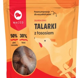 MACED lašišos traškučiai šunims, 500g