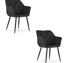 Madera Kėdė - Juodas Aksomas X 2
