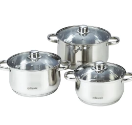 MAESTRO MR-2020-6M 6-piece cookware set, stainless steel