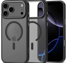 magedge Magsafe Apsauginis Dėklas iphone 17 Pro - Matinės Juodos Spalvos