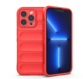 magic Shield Dėklas iphone 13 Pro Max Lankstus šarvuotas Dėklas Raudonos Spalvos