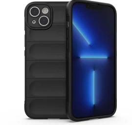 magic Shield Dėklas iphone 14 Plus, Lankstus šarvuotas Dėklas, Juodas